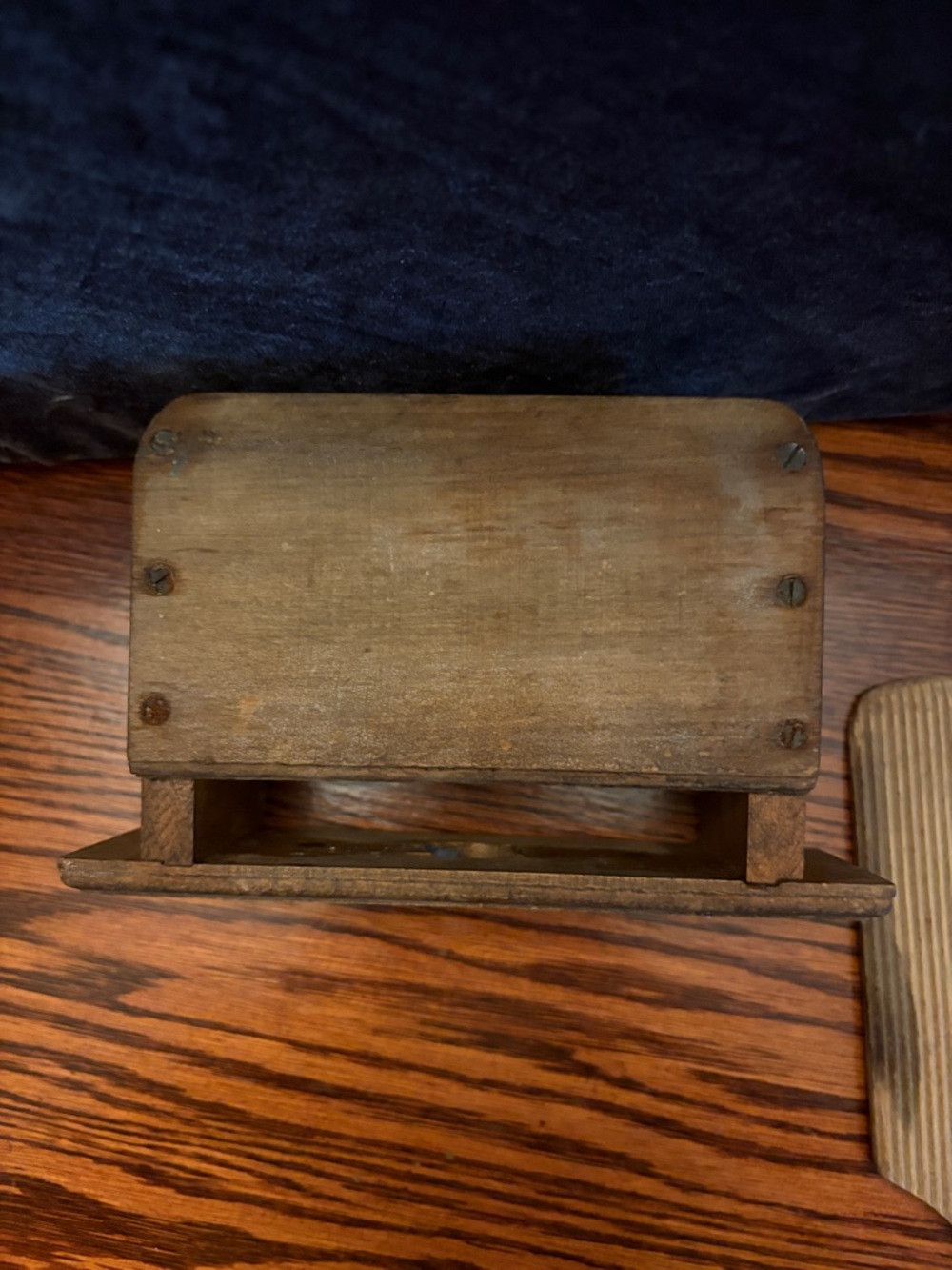 Antique Wood Butter Press & Paddle - Picture 6 of 14
